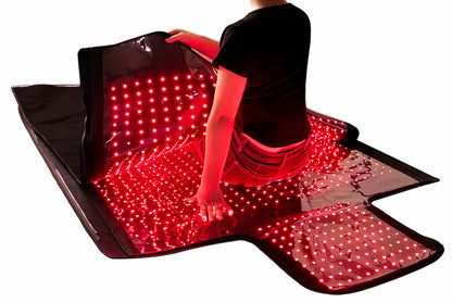 Multifunctional red light therapy sleeping bag