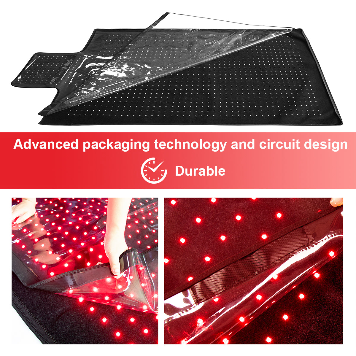 Huwoony® Red and Infrared Light Therapy Mat