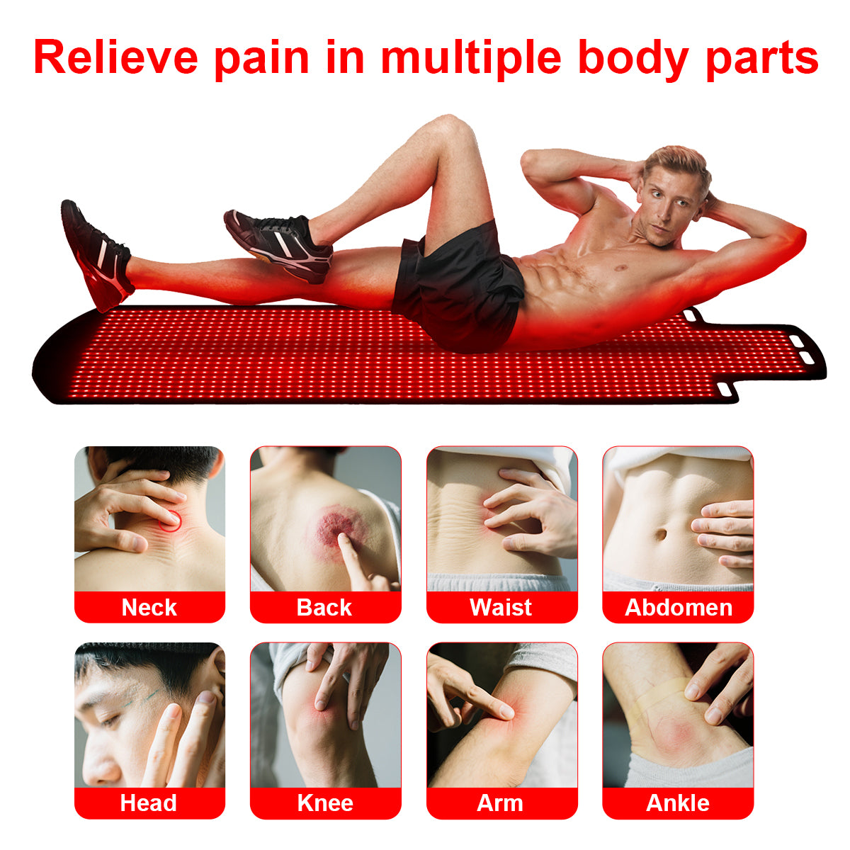 Huwoony® Red and Infrared Light Therapy Mat