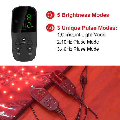 Huwoony® Red and Infrared Light Therapy Mat