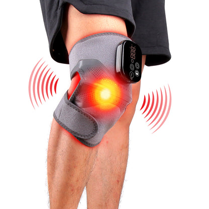 Red light therapy heating knee pad