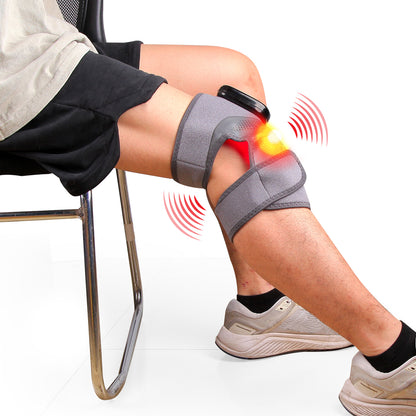 Red light therapy heating knee pad